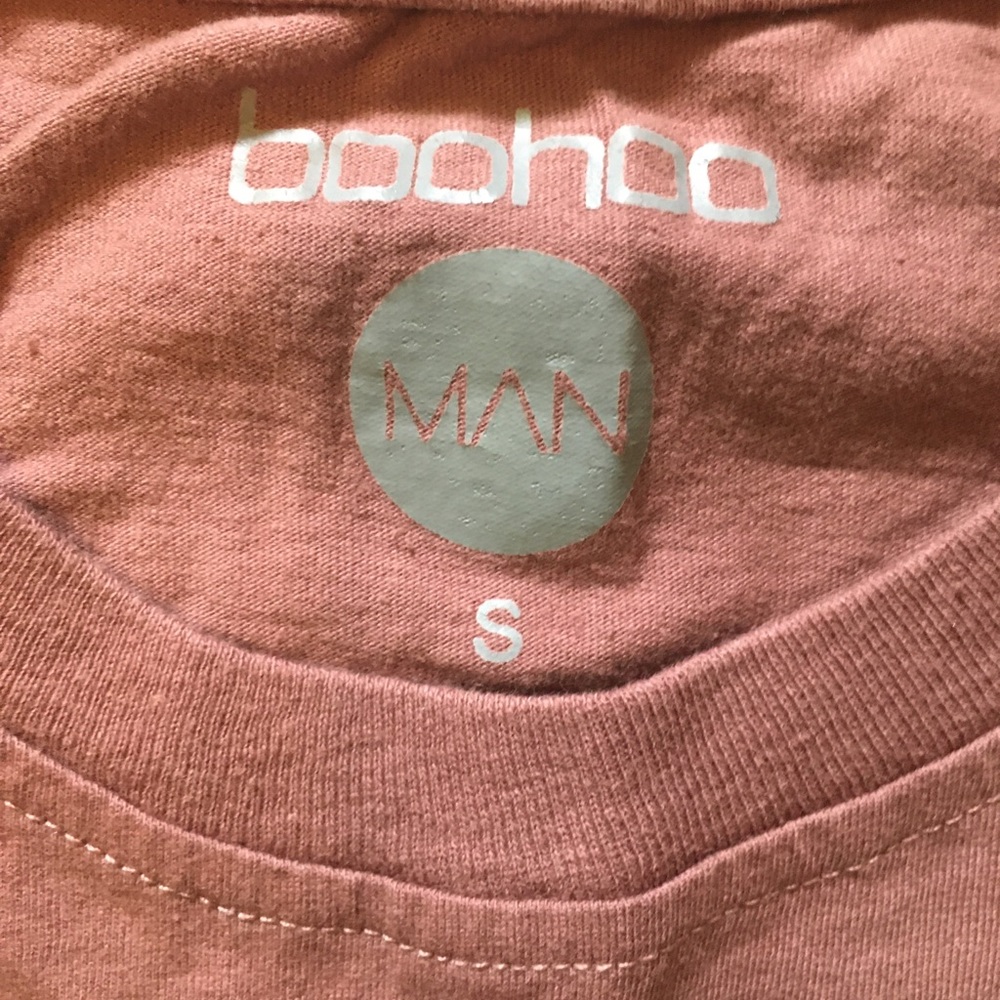 Men’s Boohoo Scallop T Shirt (S) - Picture 3 of 3